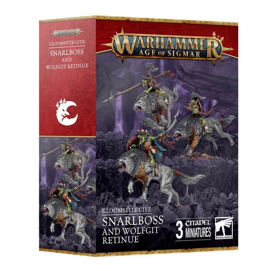 Warhammer Age of Sigmar - Gloomspite Gitz - Fletschaboss mit Gefolge-Wolfsgits (89-98)