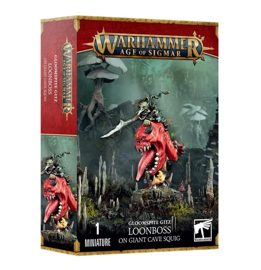 Warhammer Age of Sigmar - Gloomspite Gitz - Wahnboss auf großem Höhlensquig (89-35)