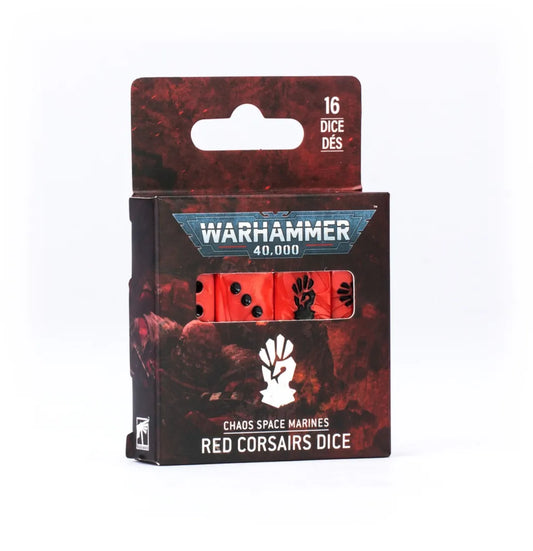 Warhammer 40.000 - Red Corsairs Würfelset (16x6)