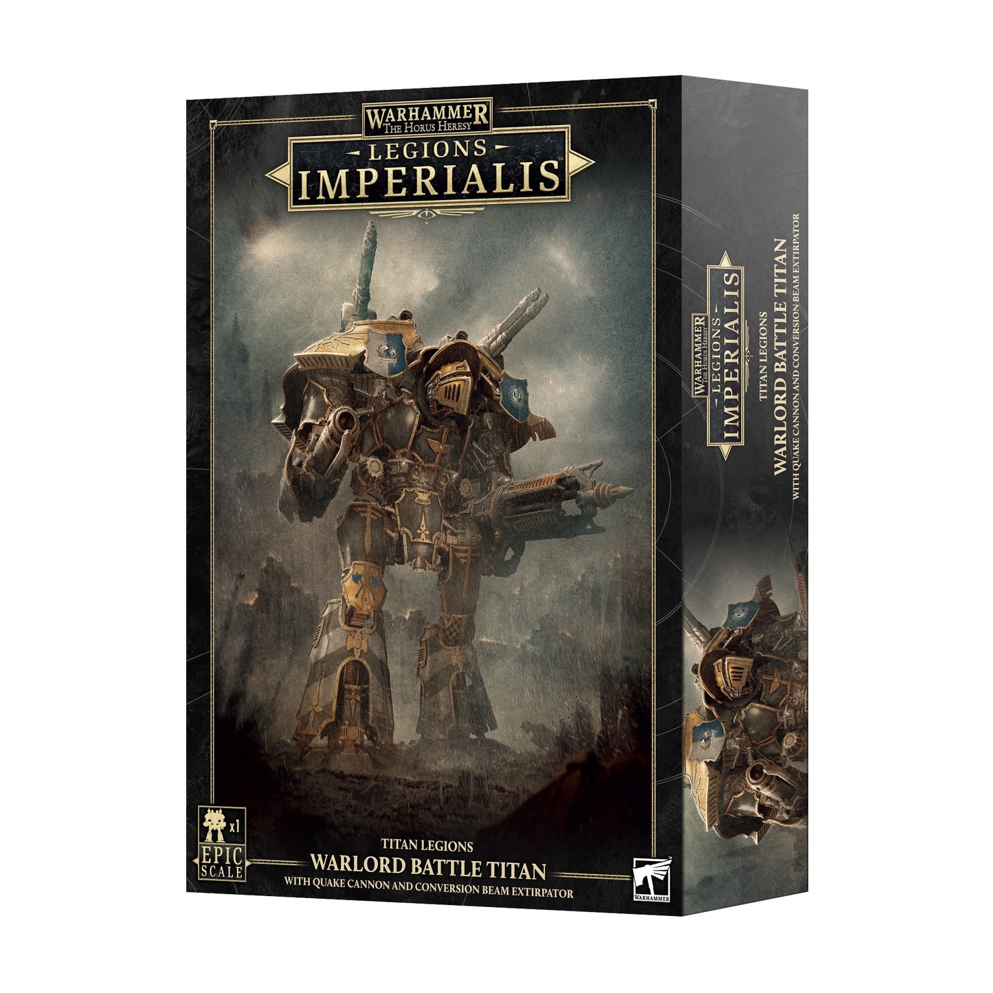 Warhammer The Horus Heresy - Legions Imperialis - Warlord Titan mit Quake Cannon und Conversion Beam Extirpator (03-108)