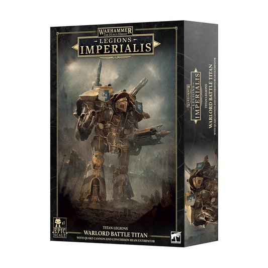 Warhammer The Horus Heresy - Legions Imperialis - Warlord Titan mit Quake Cannon und Conversion Beam Extirpator (03-108)