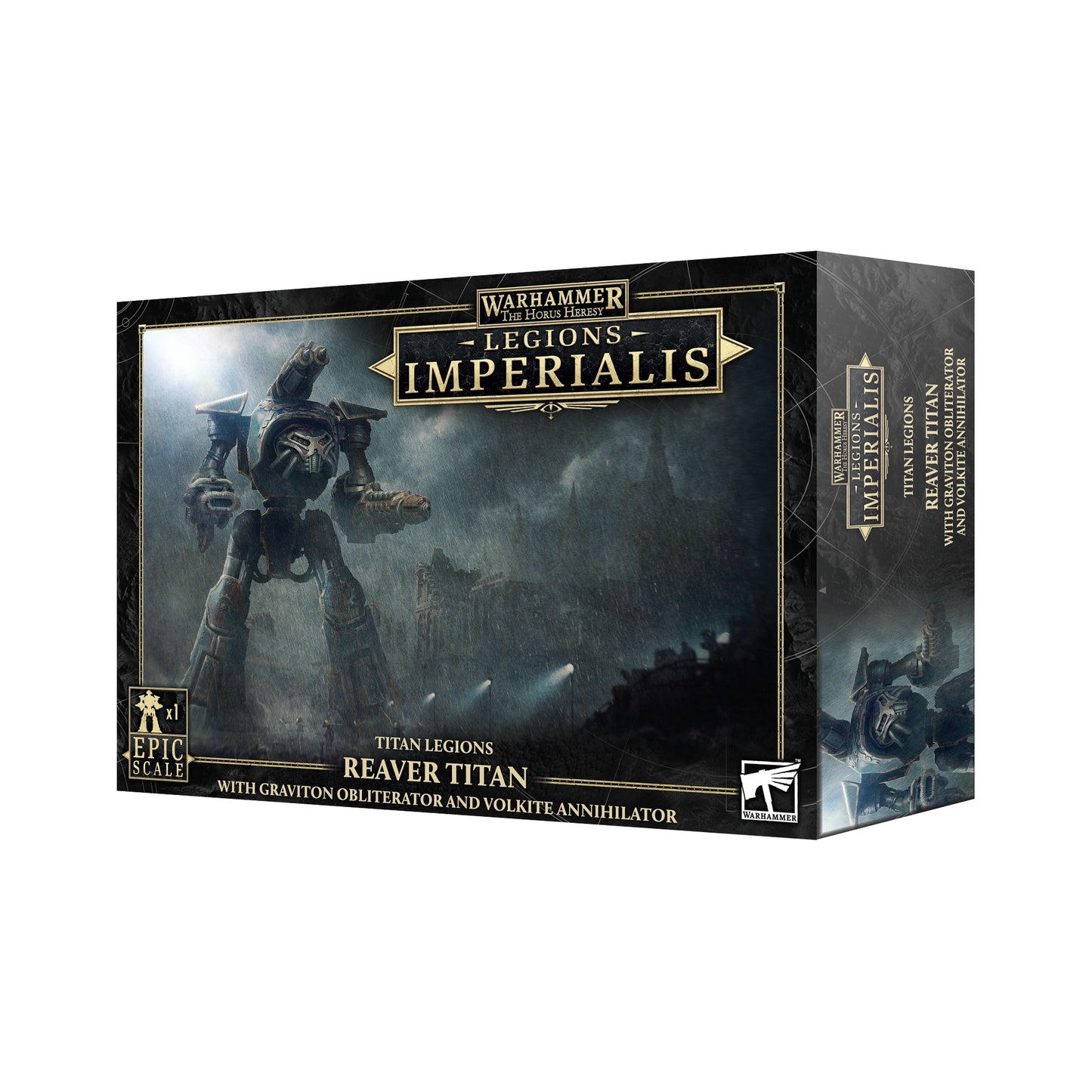 Warhammer The Horus Heresy - Legions Imperialis - Reaver Titan mit Graviton Obliterator und Volkite Annihilator (03-110)