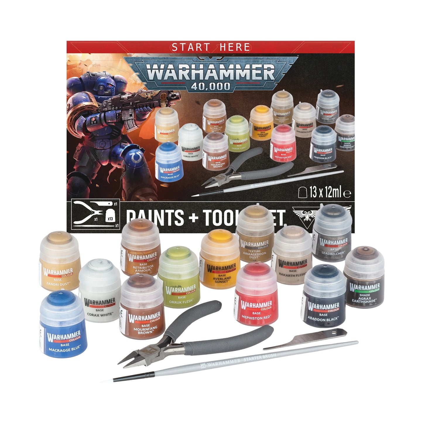 Warhammer 40.000 - Paints + Tools Sets (60-12)