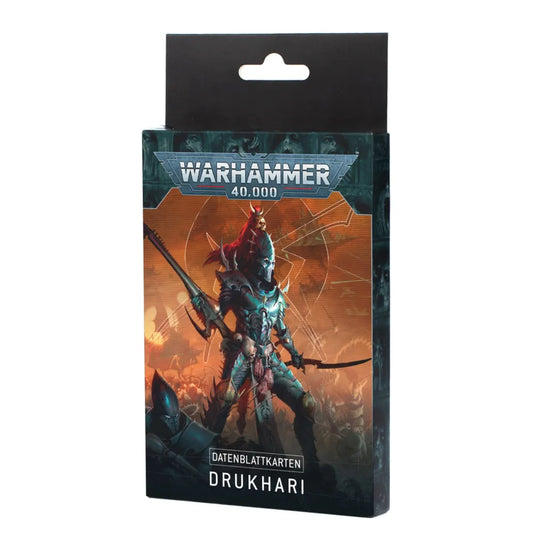 Warhammer 40k - Drukhari - Datenblattkarten - DE