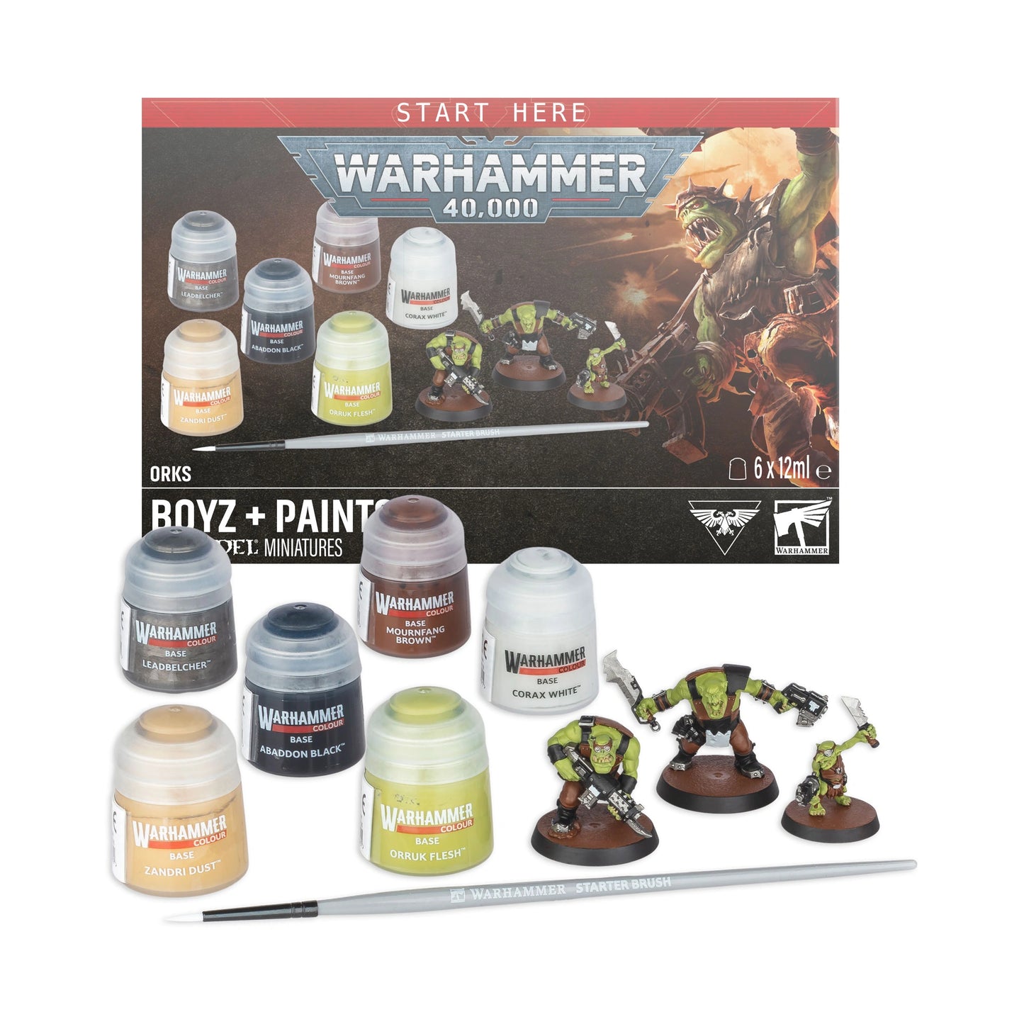 Warhammer 40.000 - Orks - Boyz + Paints (60-05)