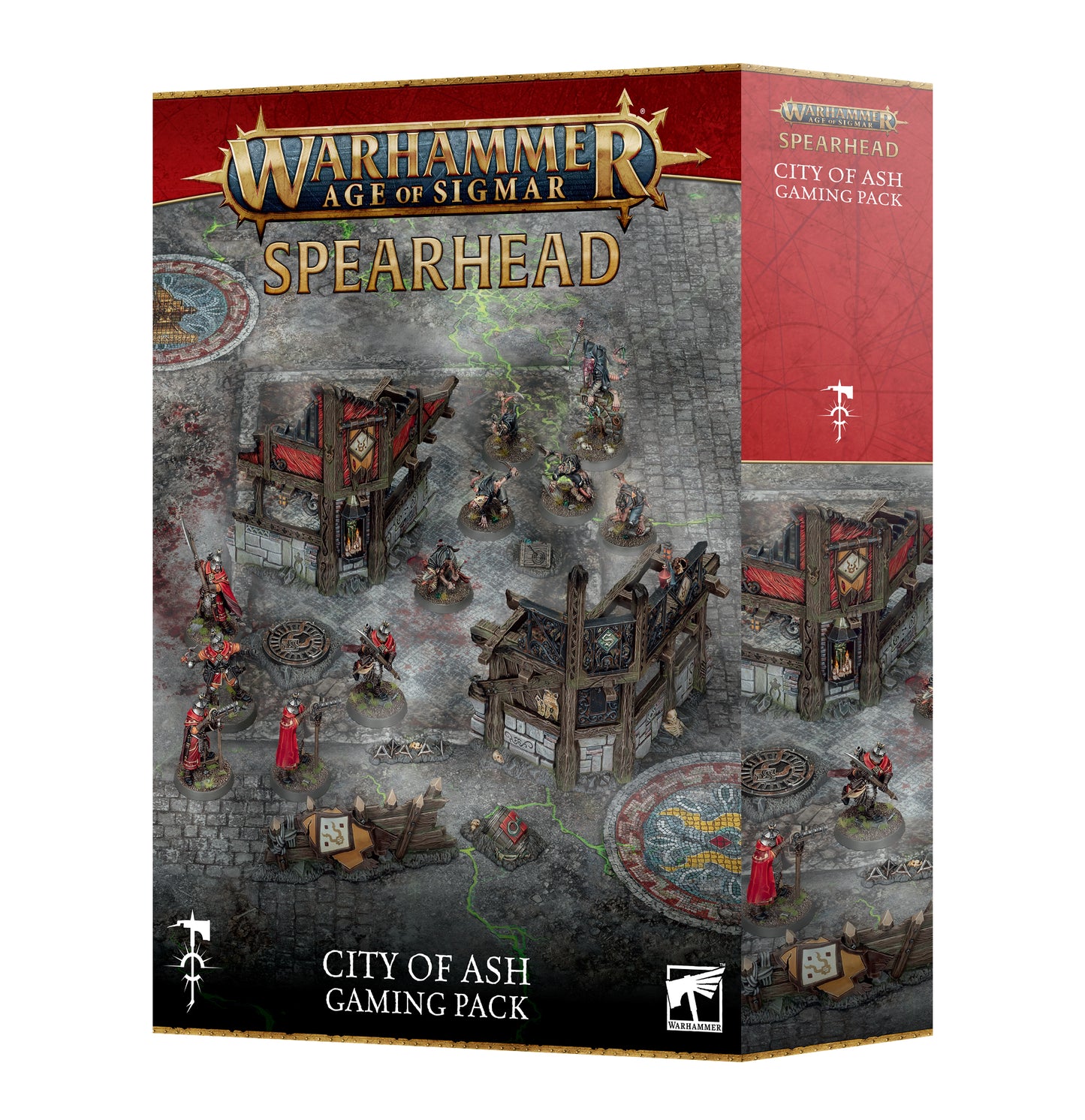 Warhammer Age of Sigmar - Spearhead: City of Ash Gaming Pack - Englisch (80-58)