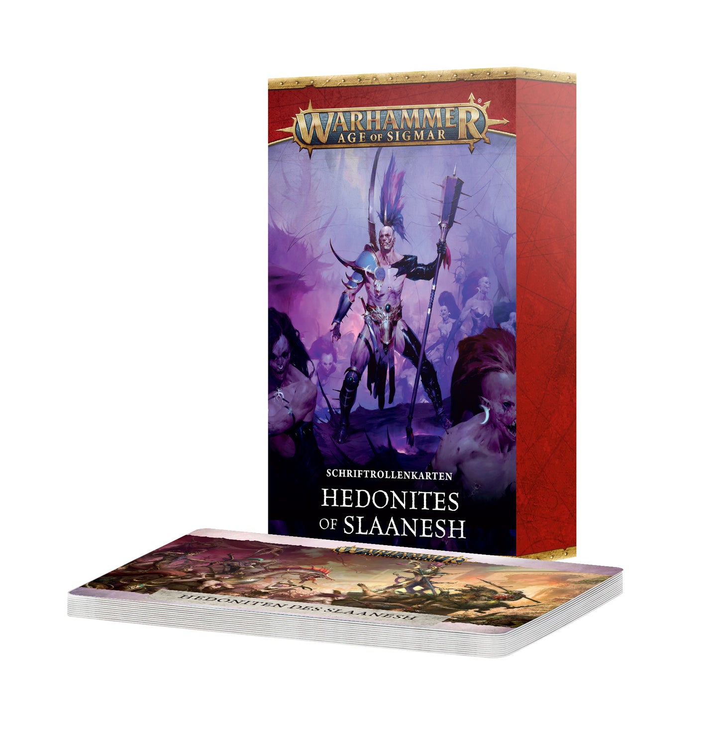 Warhammer Age of Sigmar - Hedonites of Slaanesh - Schriftrollenkarten: Hedonites of Slaanesh - Deutsch (83-71)
