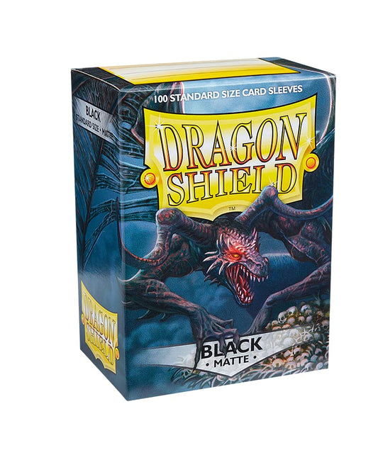 Dragon Shield - Black - Matte Sleeves - Standard Size (100)