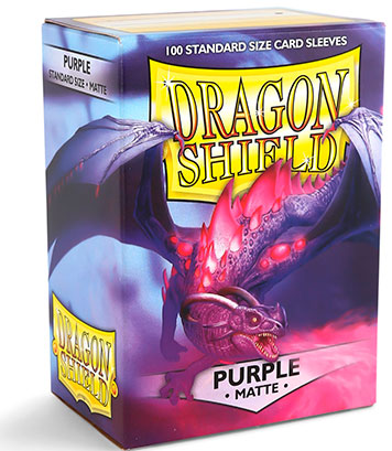 Dragon Shield: Matte – Purple  (100 Sleeves) - Standard Size
