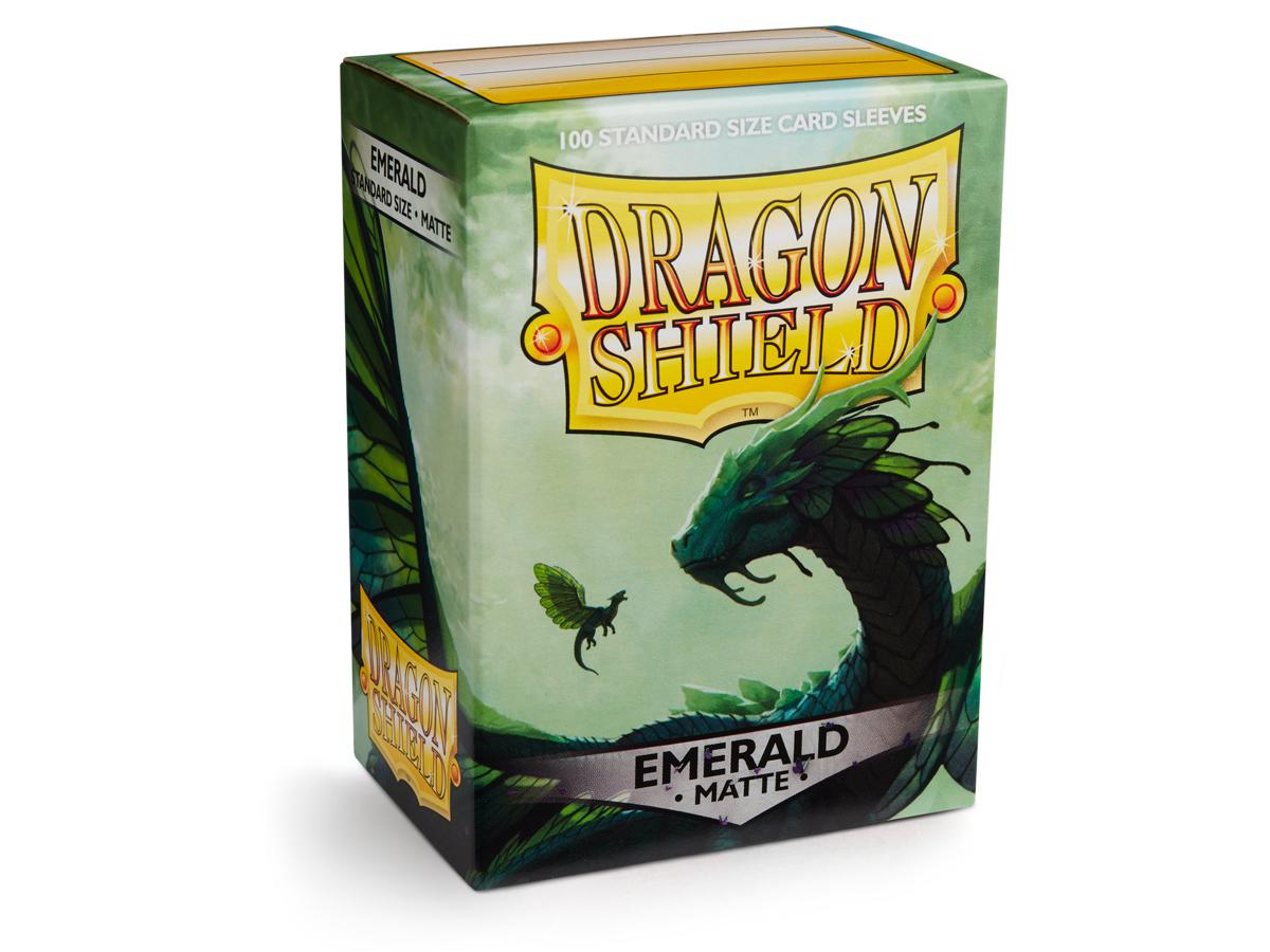 Dragon Shield: Matte – Emerald (100 Sleeves) - Standard Size
