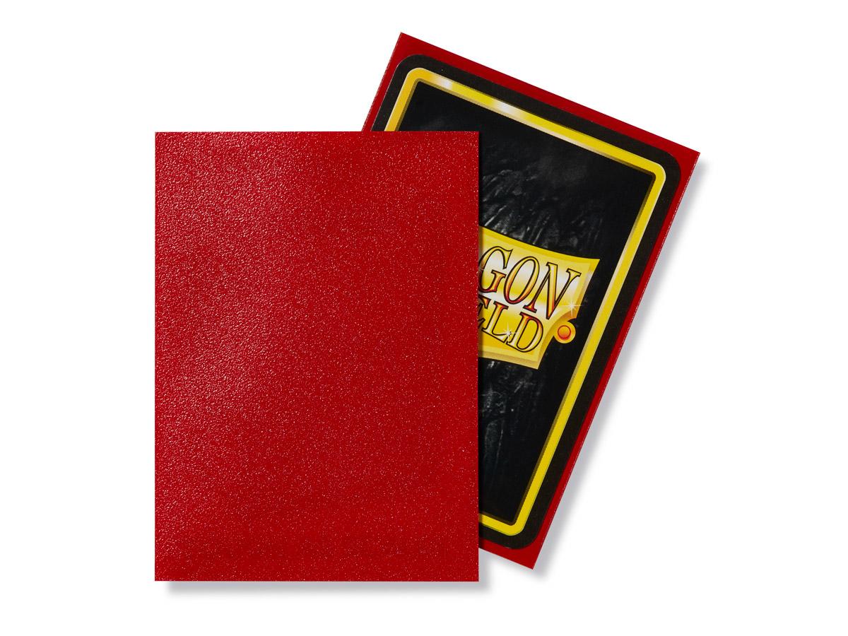 Dragon Shield: Matte – Ruby (100 Sleeves) - Standard Size