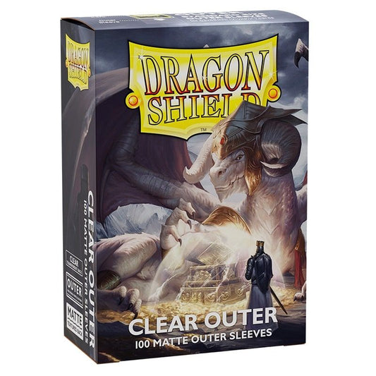 Dragon Shield - Clear - Matte Outer Sleeves - Standard Size (100)