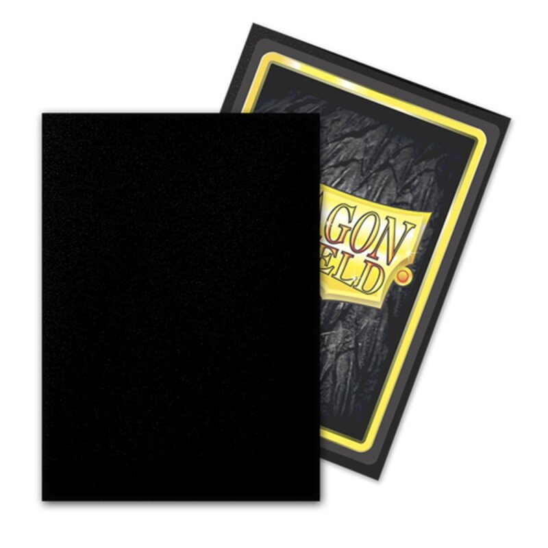 Dragon Shield: Outer Sleeves Matte Black (100 Sleeves) - Standard Size