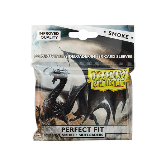 Dragon Shield - Smoke - Sideloading Perfect Fit Inner Sleeves - Standard Size (100)