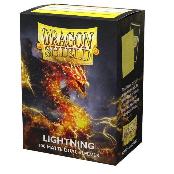 Dragon Shield - Lightning - Matte Dual Sleeves - Standard Size (100)