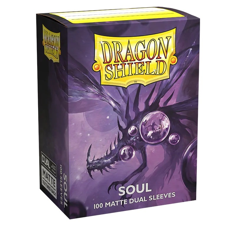 Dragon Shield: Matte – Dual Soul (Metallic Purple) (100 Sleeves) - Standard Size