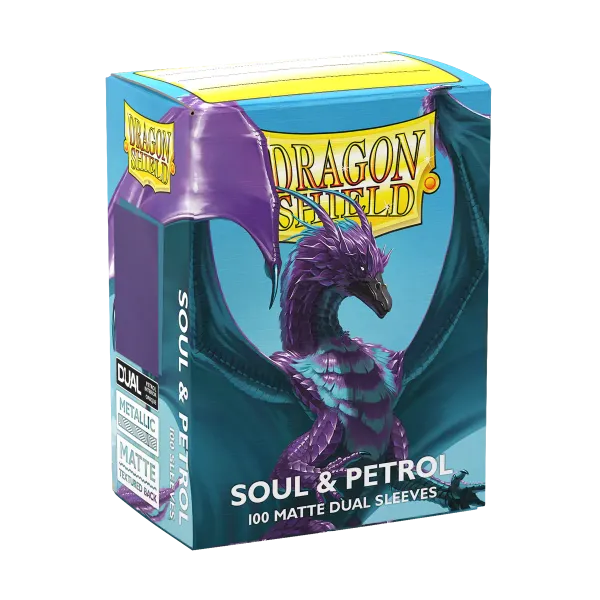 Dragon Shield - Soul & Petrol - Matte Dual Sleeves - Standard Size (100)