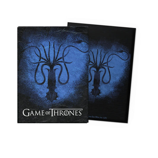 Dragon Shield - GoT: House Greyjoy - Brushed Art Sleeves - Standard Size (100)