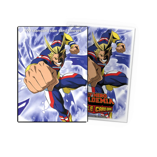 Dragon Shield - All Might Punch - Matte Art Sleeves - Standard Size (100)