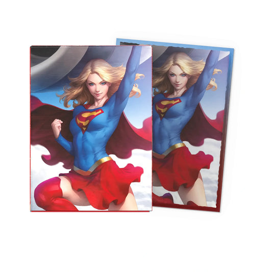 Dragon Shield - Superman Series: Supergirl - Brushed Art Sleeves - Standard Size (100)