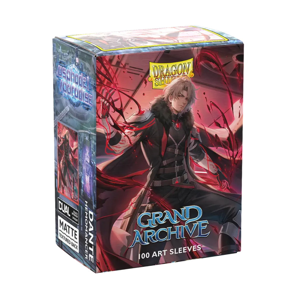 Dragon Shield - Grand Archive: Dante Hemomancer - Matte Dual Art Sleeves - Standard Size (100)