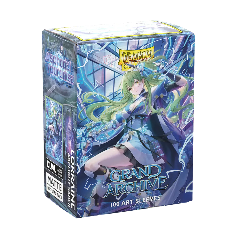 Dragon Shield - Grand Archive: Lorraine Arclight Saber - Matte Dual Art Sleeves - Standard Size (100)