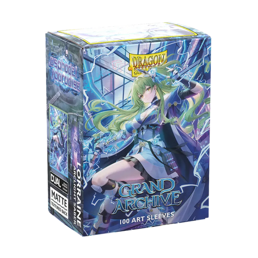 Dragon Shield - Grand Archive: Lorraine Arclight Saber - Matte Dual Art Sleeves - Standard Size (100)