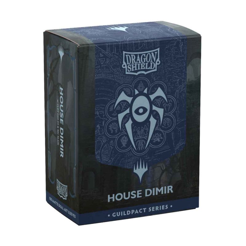 Dragon Shield - Guildpact Series: House Dimir - Matte Dual Art Sleeves - Standard Size (100)