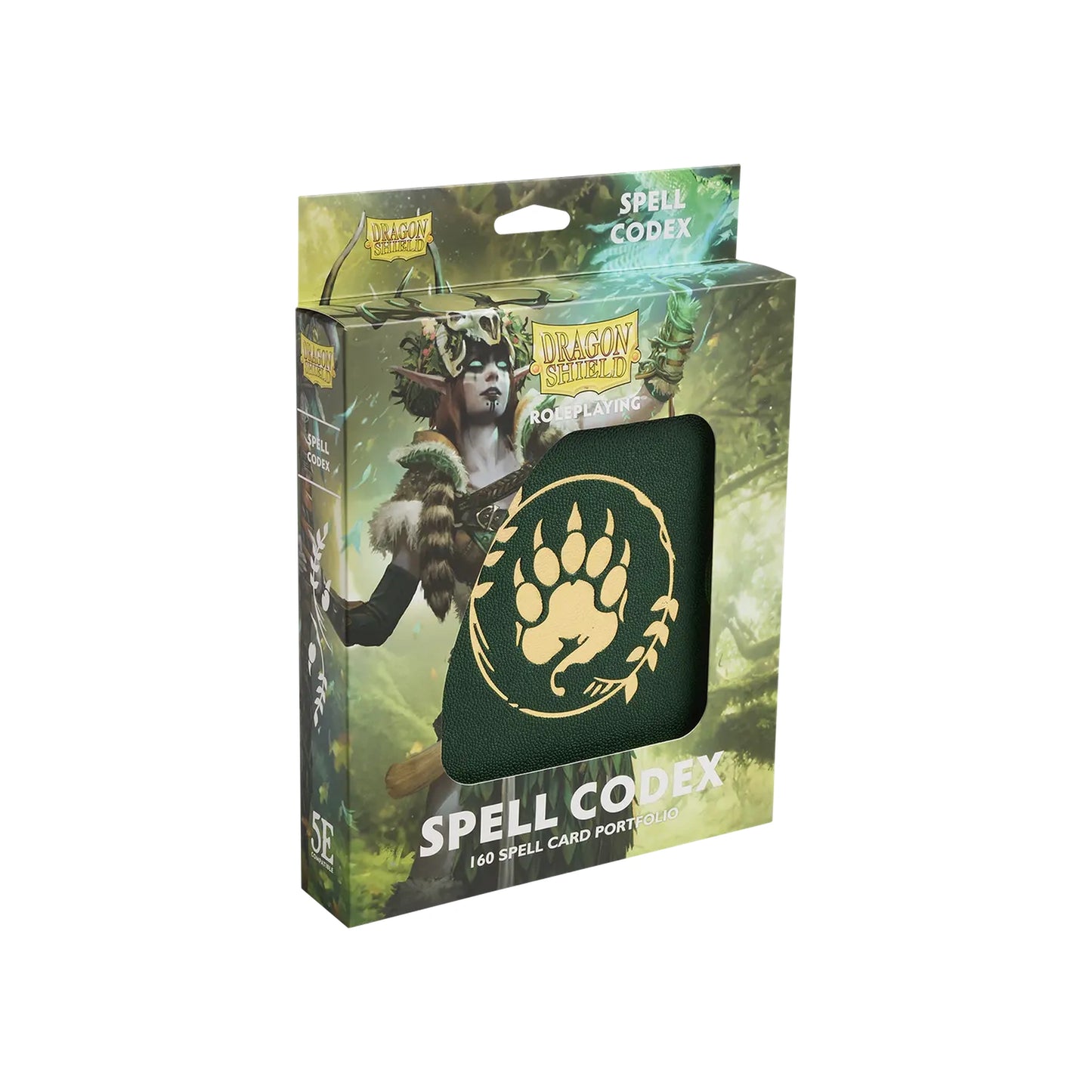 Dragon Shield - Spell Codex - Forest Green