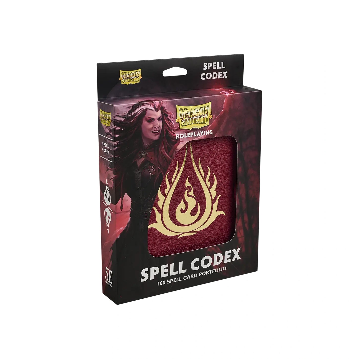 Dragon Shield - Spell Codex - Blood Red