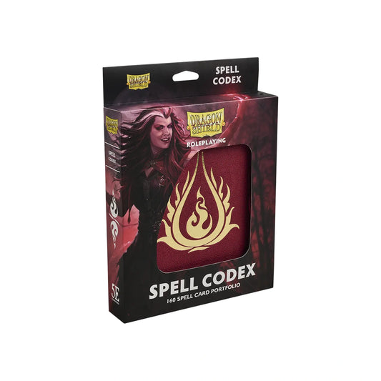 Dragon Shield - Spell Codex - Blood Red