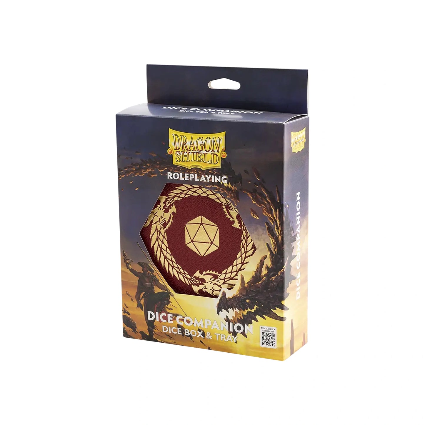 Dragon Shield - Dice Companion - Blood Red
