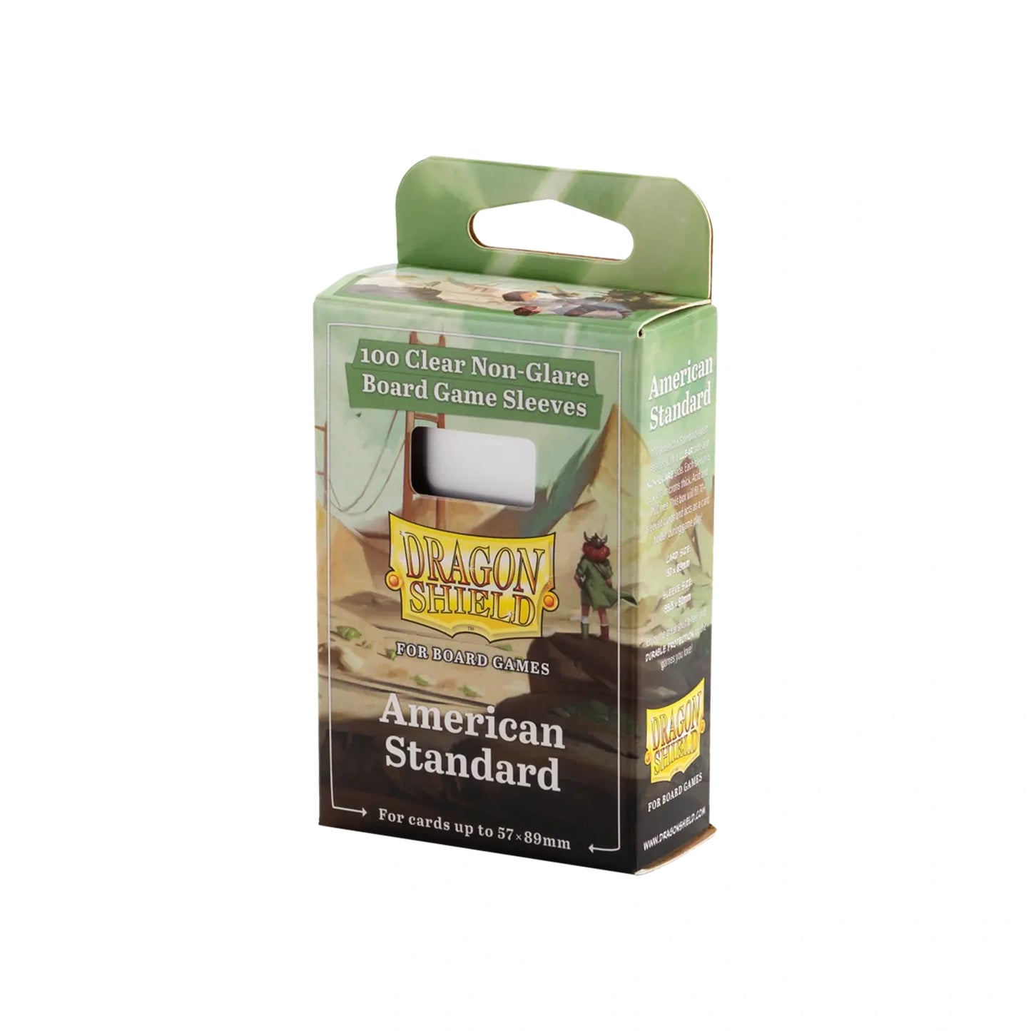 Dragon Shield - American Standard - Clear Non-Glare - Board Game Sleeves (100)
