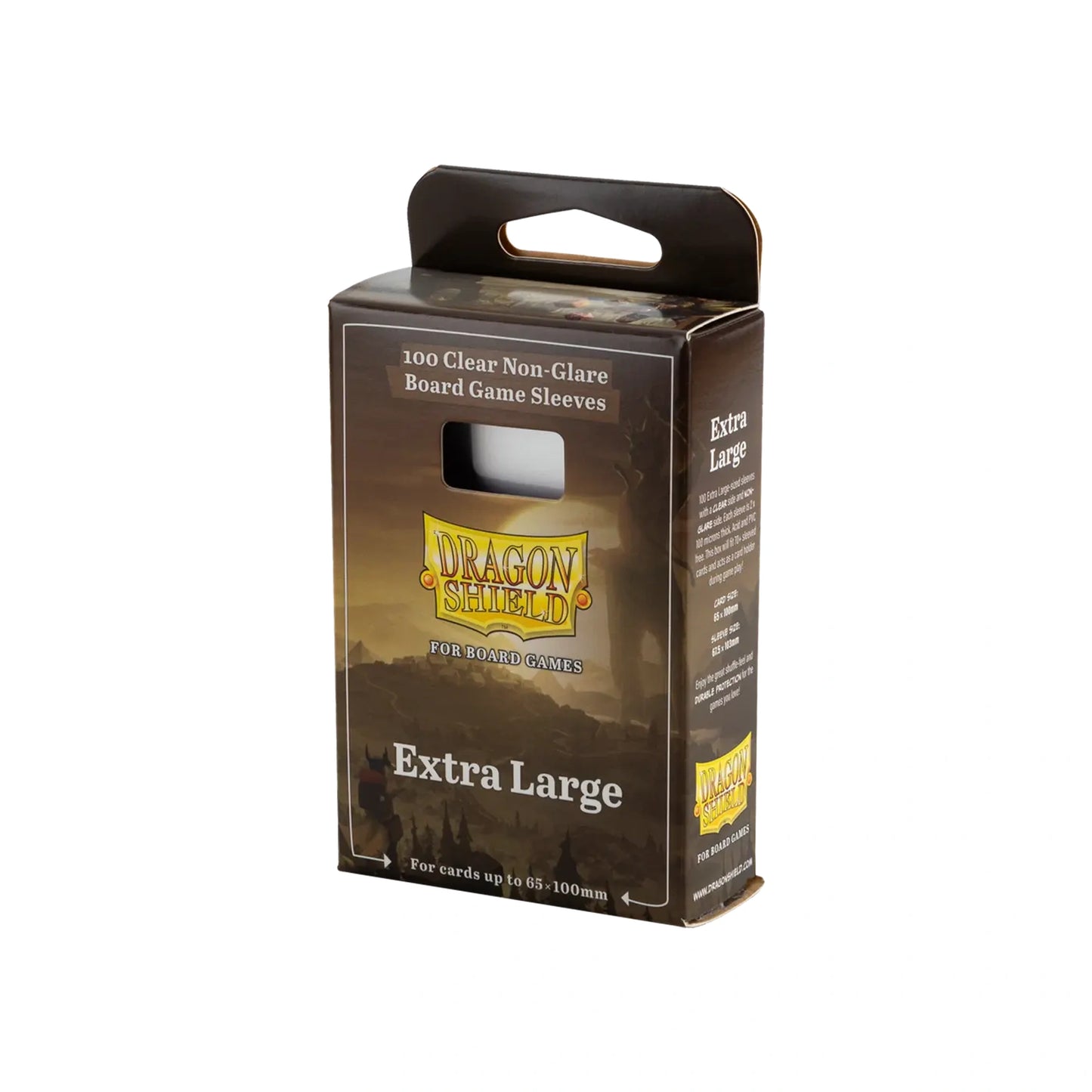 Dragon Shield - Extra Large - Clear Non-Glare - Board Game Sleeves (100)