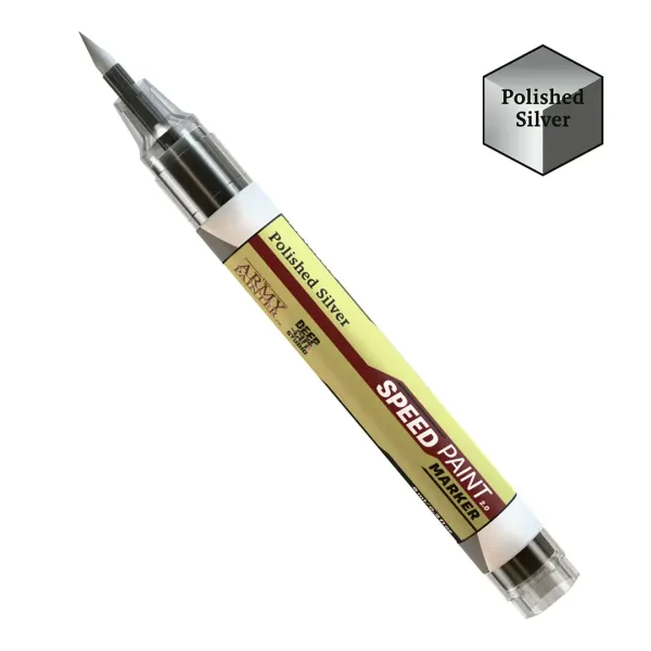 Army Painter - Speedpaint Marker: Polished Silver