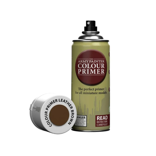 Army Painter - Colour Primer: Leather Brown Spray (400ml)