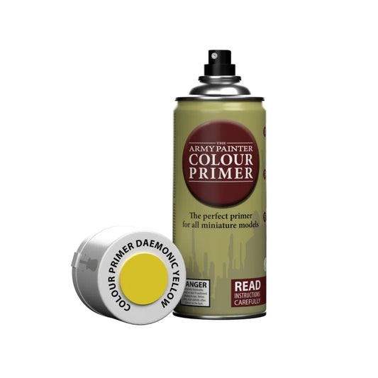 Army Painter Colour Primer: Daemonic Yellow (400ml)