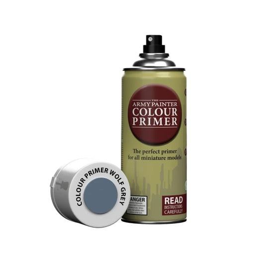 Army Painter Colour Primer: Wolf Grey (400ml)