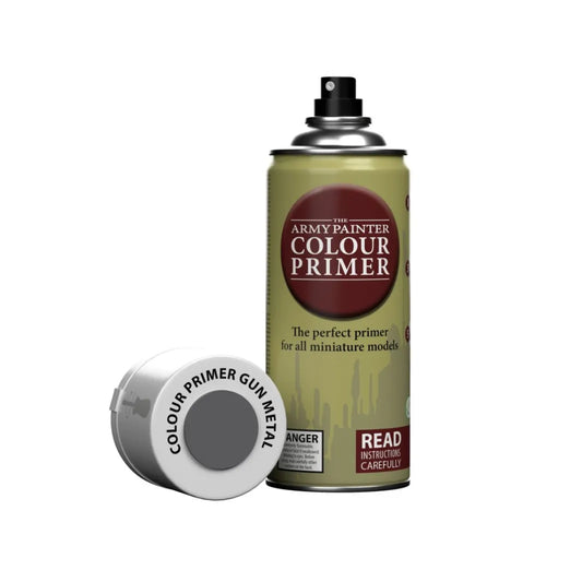 Army Painter Colour Primer: Gun Metal (400ml)