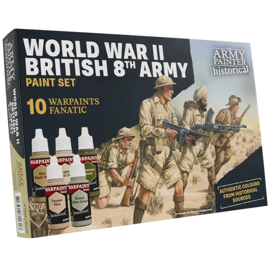 Army Painter - Historical: World War II British 8th Army Paint Set