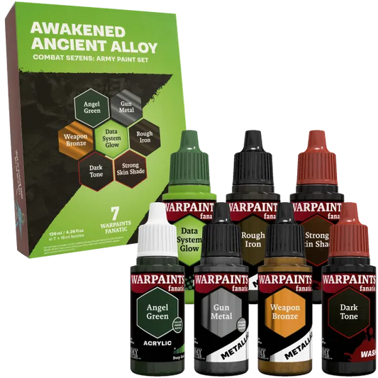 Army Painter - Combat Se7ens: Awakened Ancient Alloy Army Paint Set