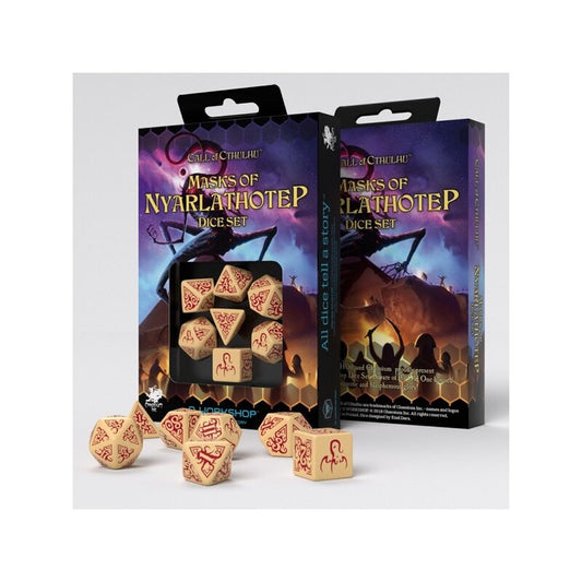 Call of Cthulhu: Masks of Nyarlathotep Dice Set (7) - Würfel