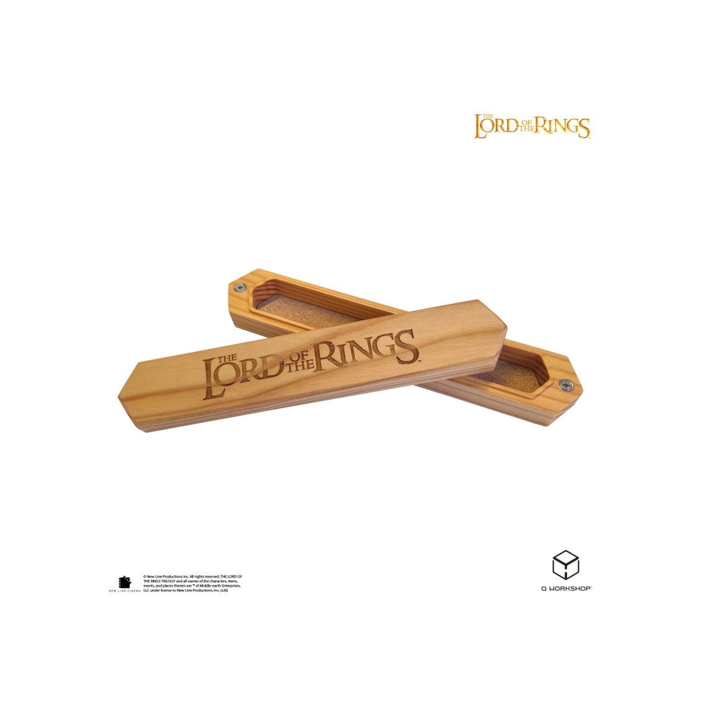 Q-Workshop - The Lord of the Rings - Larch Wooden Dice Box