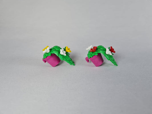 Playmobil Blumentöpfe zum Einhängen - Balkon-Zaun-Fenster - Ersatzteil