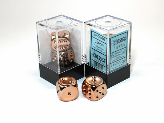 Chessex - Würfelset Copper Metallic - 2 Stück