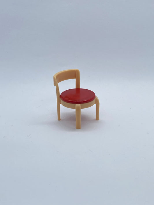 Playmobil Stuhl - beige mit rot - A3267