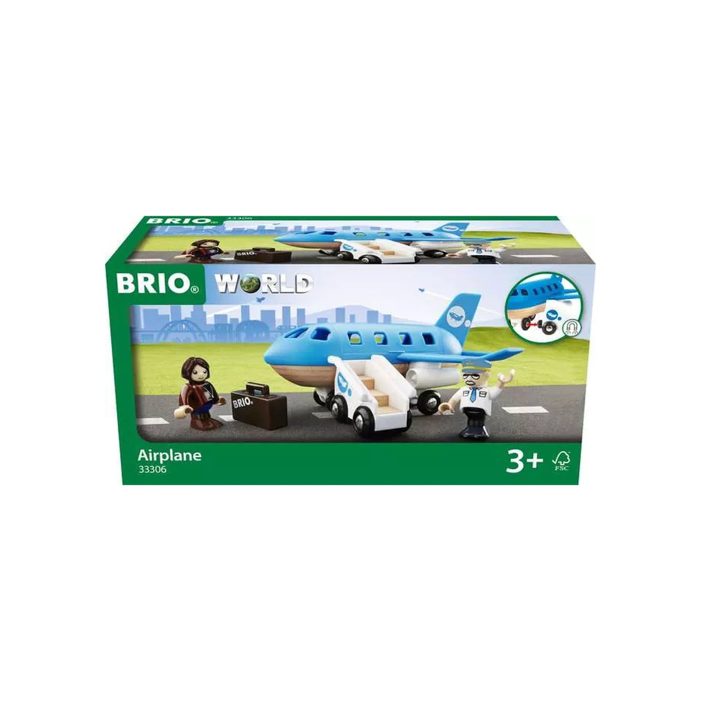 BRIO World - 33306 - Blaues Flugzeug