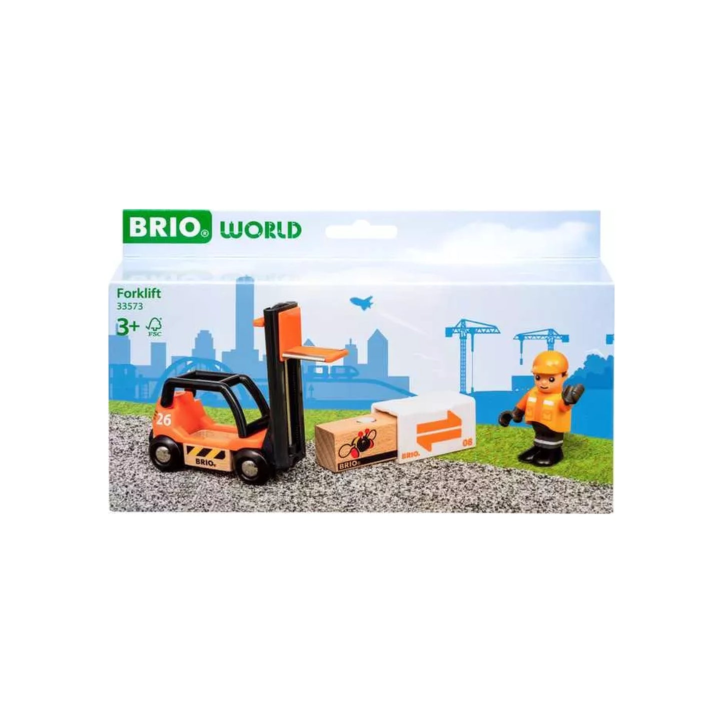 BRIO World - 33573 - Gabelstapler
