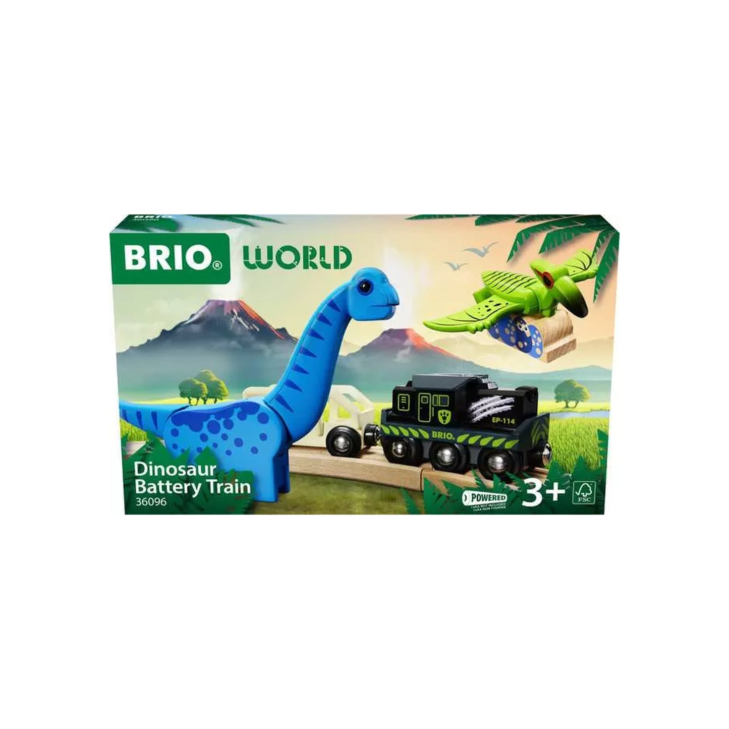 BRIO World - 36096 - Dinosaurier Batteriezug
