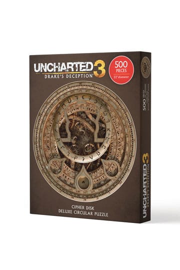 Dark Horse Comics - Uncharted Cipher Disk Circular Deluxe - Puzzle - 500 Teile